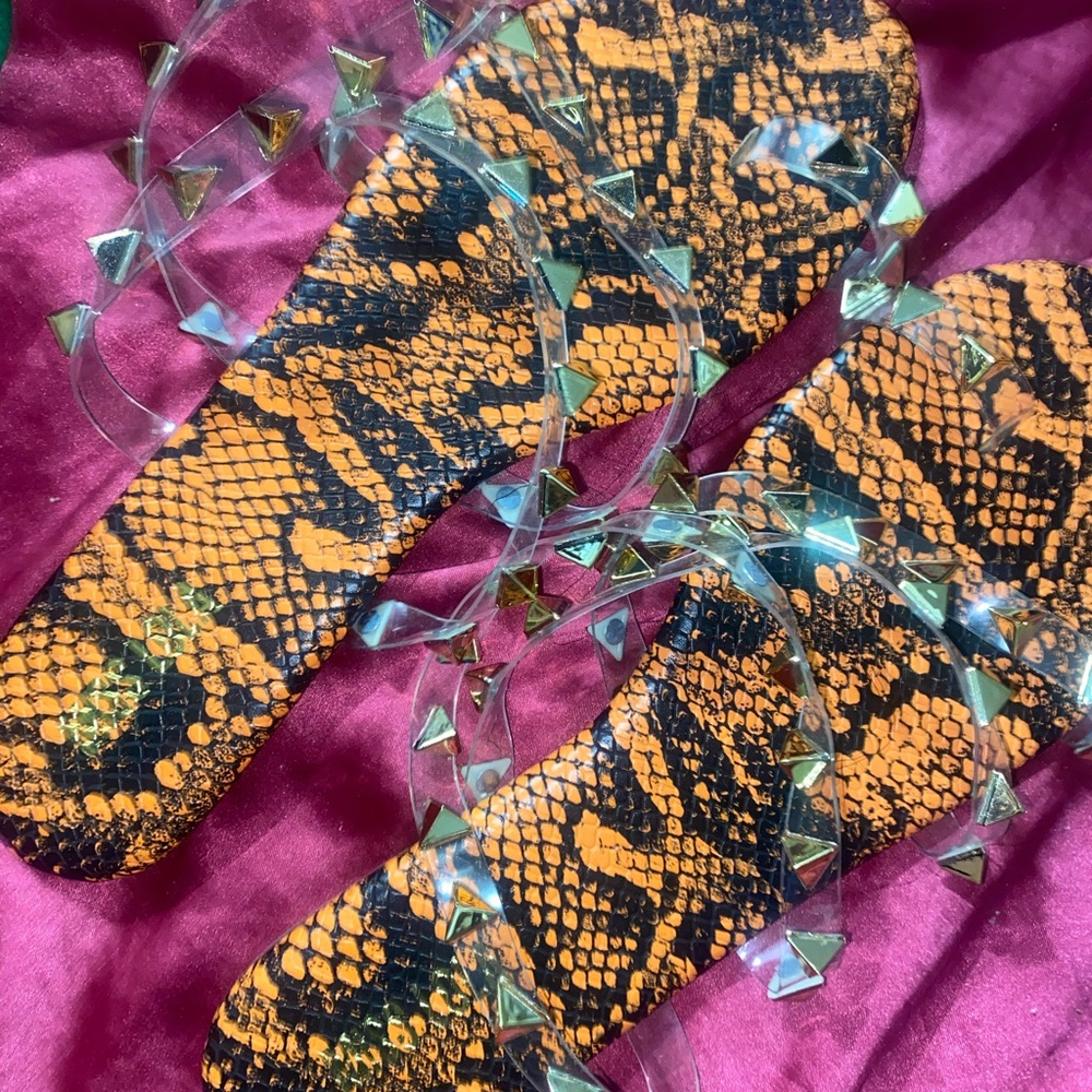 Animal Print Sandals